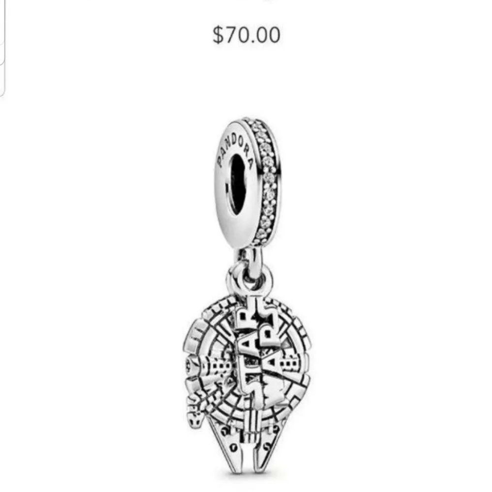 Millennium Falcon Charm by Pandora – Star Wars - Picture 1 of 7